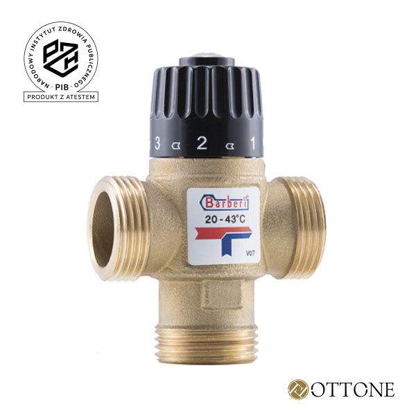 Mieszacz termostatyczny z wylotem bocznym