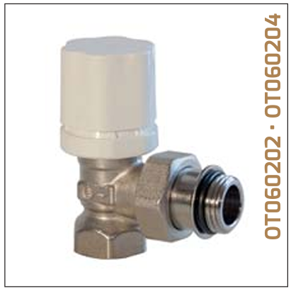 Zawory grzejnikowe termostatyczne kątowe z nastawą wstępną