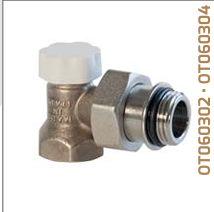 Zawory grzejnikowe powrotne kątowe