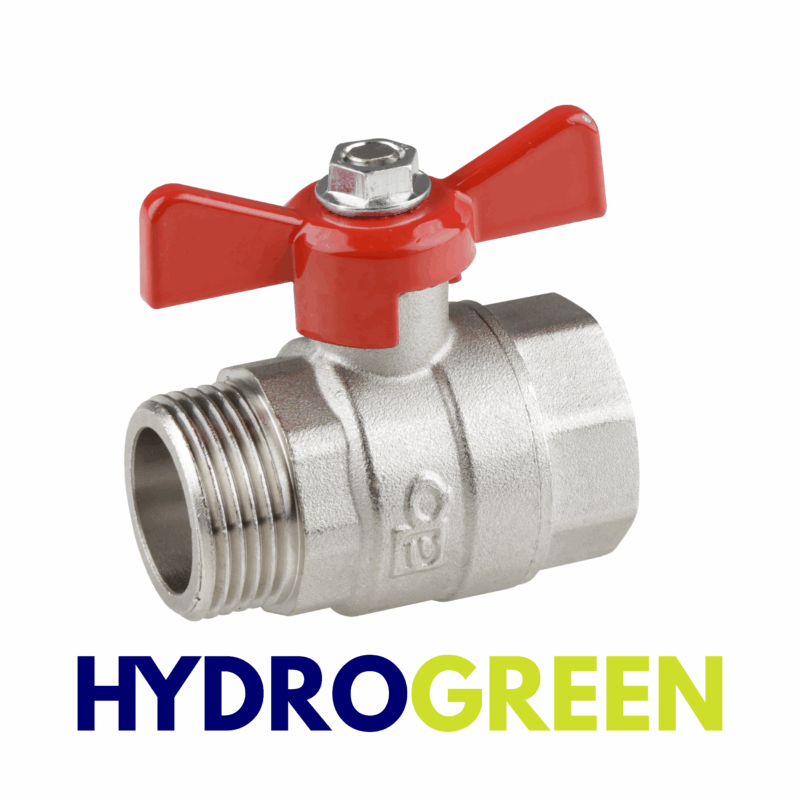 Zawór kulowy motylek